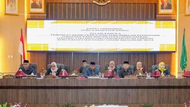 DPRD Barru Sahkan Perda Pertanggungjawaban APBD 2024