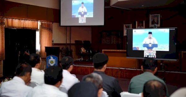 Pemkab Soppeng Saksikan Peluncuran Koperasi Merah Putih yang Diresmikan Presiden RI