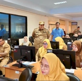 Ribuan ASN Pemkab Maros Ikuti Uji Kompetensi