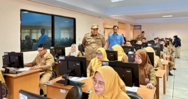 Ribuan ASN Pemkab Maros Ikuti Uji Kompetensi