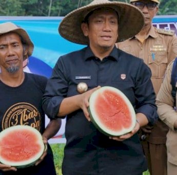 Buka Acara Panen Kebun Berkah, Bupati Ibas Siap Majukan Sektor Pertanian di Lutim