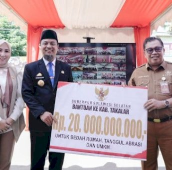 Gubernur Sulsel Alokasikan Dana Rp20 Miliar untuk Bedah Rumah, Kebencanaan dan UMKM di Takalar