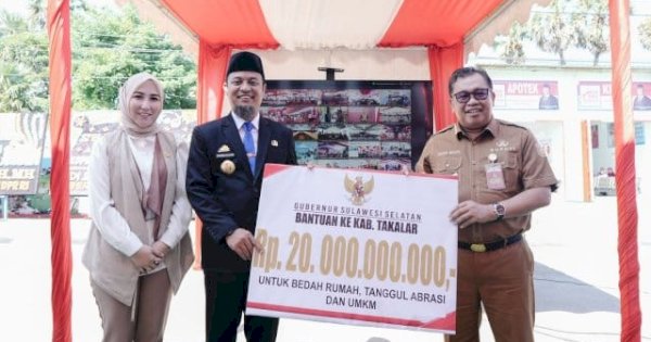 Gubernur Sulsel Alokasikan Dana Rp20 Miliar untuk Bedah Rumah, Kebencanaan dan UMKM di Takalar