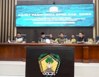 DPRD Gowa Gelar Paripurna Perubahan Perda Pajak-Retribusi, Fraksi Sampaikan Pemandangan Umum