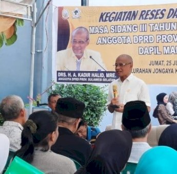 Temu Konstituen di Jongaya, Legislator Sulsel Kadir Halid Komitmen Kawal Aspirasi Warga