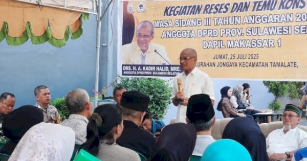 Temu Konstituen di Jongaya, Legislator Sulsel Kadir Halid Komitmen Kawal Aspirasi Warga