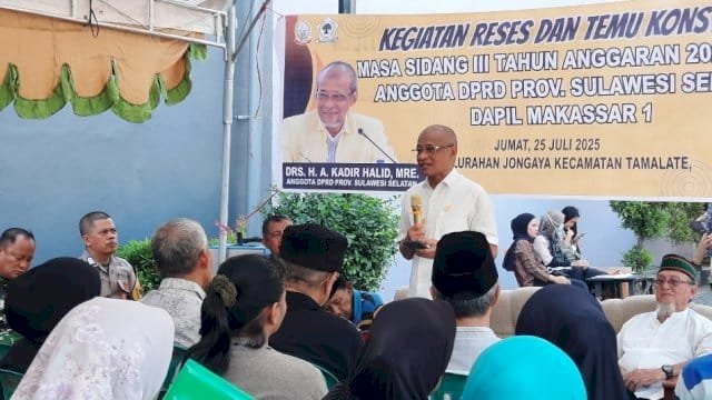 Temu Konstituen di Jongaya, Legislator Sulsel Kadir Halid Komitmen Kawal Aspirasi Warga