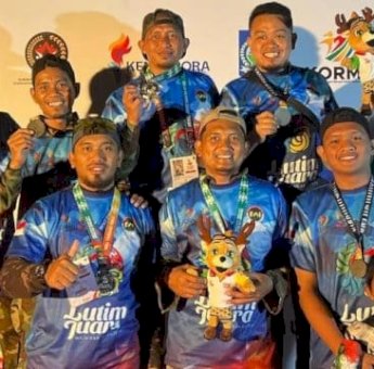 Kontingen Airsoft Luwu Timur Raih Prestasi di FORNAS VIII NTB