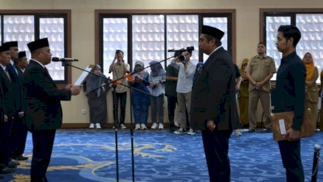 Bupati Maros Chaidir Syam Lantik 25 Pejabat Eselon II