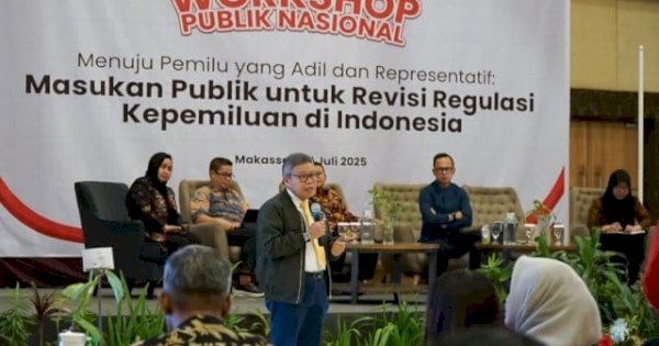 Workshop Nasional, Taufan Pawe Paparkan Rekomendasi Publik Hadapi Revisi Undang-undang Pemilu