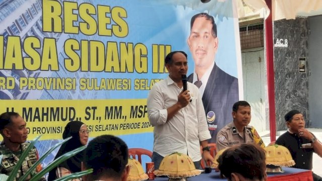 Anggota DPRD Provinsi Sulawesi Selatan dari Fraksi NasDem, Mahmud.