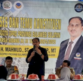 Legislator NasDem Mahmud Serap Aspirasi di Parangloe Mulai Sanggar Seni, Sampah hingga Air Bersih