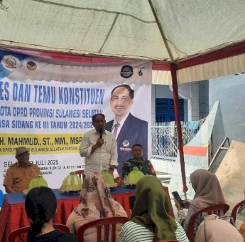 Anggota DPRD Sulsel Mahmud Disambut Antusias Warga Bakung, Aspirasi Pendidikan dan Beasiswa Mengemuka
