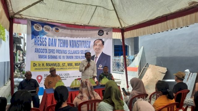 Anggota DPRD Provinsi Sulawesi Selatan dari Fraksi NasDem, Mahmud.