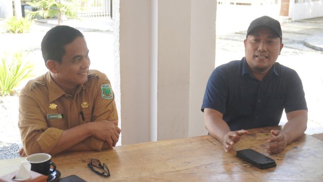 PWI Pinrang Dialog Bersama Wabup Sudirman Bungi.(F-Satrio)