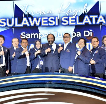 Tutup Rakernas Nasdem di Makassar, Surya Paloh Berulang Kali Sanjung RMS dan Fatmawati