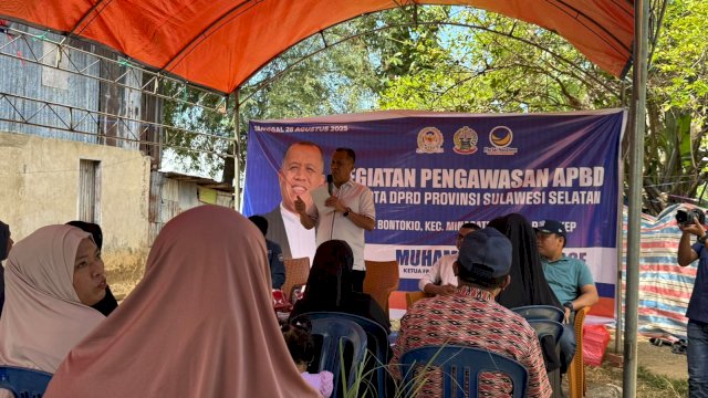 Ketua Fraksi NasDem Sulsel, Muhammad Sadar.