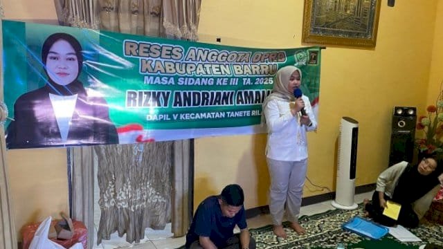 Anggota DPRD Barru Rezky Andriani Amaliah Tampung Aspirasi Warga Kessie