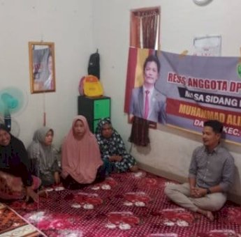 Warga Garessi Curhat ke Wakil Ketua DPRD Barru Muhammad Alifandi