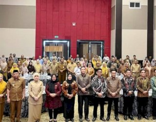 Wabup Nurkanaah Ikuti Rakor TPPS dan Evaluasi Stunting se-Sulsel