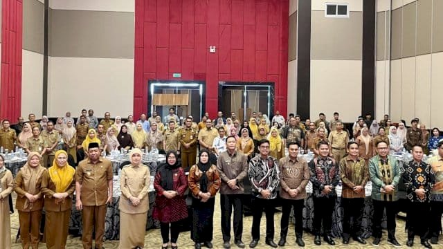 Wabup Nurkanaah Ikuti Rakor TPPS dan Evaluasi Stunting se-Sulsel