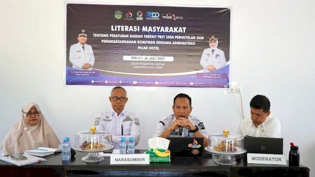 Bapenda Lutim Edukasi PBJT ke Pengelola Hotel