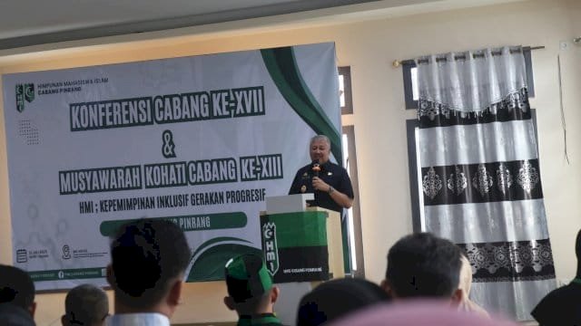 Konfercab HMI Pinrang Digelar, Bupati Irwan Harap Soliditas dan Sinergi Terjaga