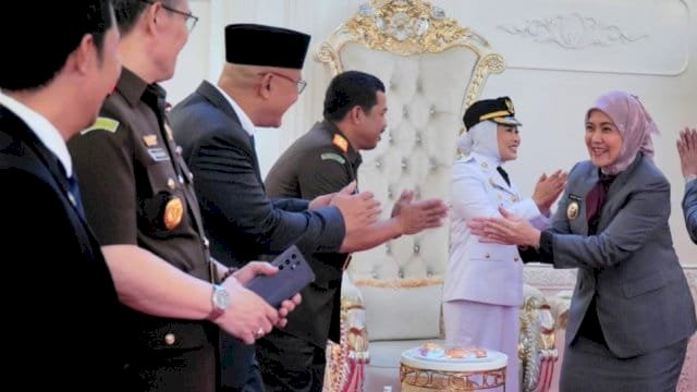 Aliyah Mustika Ilham Hadiri Pelantikan Wali Kota dan Wawali Palopo Periode 2025&ndash;2030