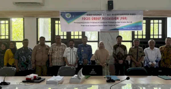 Wakil Ketua DPRD Barru Ikuti FGD Terkait Tindak Lanjut Ranperda tentang Pertanggungjawabn APBD Tahun 2024