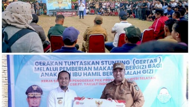 Pemkab Maros Dapat Bantuan Keuangan Rp10,5 M dari Gubernur, Fokus Pembangunan Jembatan dan Lapangan Bola Gollae
