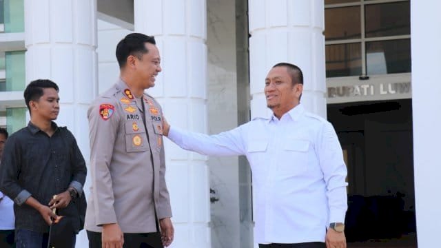 Kapolres Lutim Silaturahmi ke Bupati Ibas, Bahas Dukungan Polri untuk Program Pemda