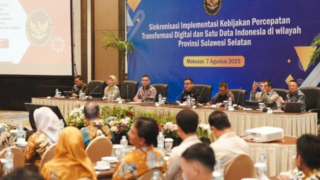 Kemenko Polkam Dorong Transformasi Digital Pemerintah Daerah di Sulsel Lewat Rakor