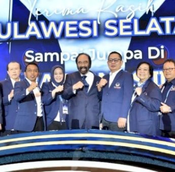 Tutup Rakernas NasDem di Makassar, Surya Paloh Berulang Kali Sanjung RMS dan Fatmawati