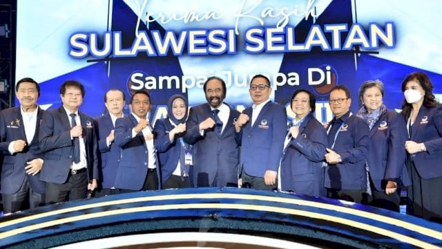 Tutup Rakernas NasDem di Makassar, Surya Paloh Berulang Kali Sanjung RMS dan Fatmawati