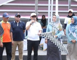 Semangat Merah Putih, Hasil Bumi Semarakkan Gerak Jalan Gapoktan HUT RI ke-80 di Soppeng