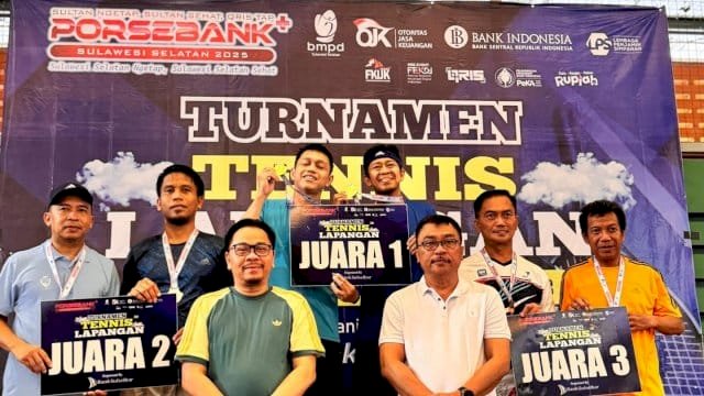 Bank Sulselbar Raih 3 Medali di Ajang Porsebank Plus 2025