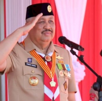 Hari Pramuka ke-64 di Pinrang, Irwan Hamid Tekankan Peran Pramuka Bangun Ketahanan Bangsa