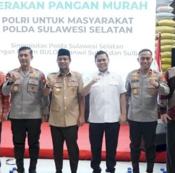Waka DPRD Sulsel Yasir Machmud Hadiri Kick Off Gerakan Pangan Murah POLRI