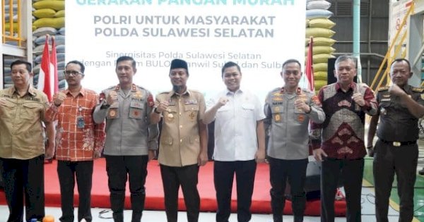 Waka DPRD Sulsel Yasir Machmud Hadiri Kick Off Gerakan Pangan Murah POLRI