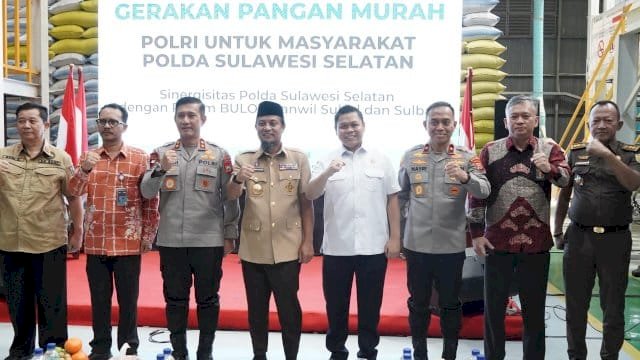 Waka DPRD Sulsel Yasir Machmud Hadiri Kick Off Gerakan Pangan Murah POLRI