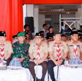 Ketua DPRD Syamsuddin Hadiri Puncak HUT Pramuka ke-64 Tingkat Provinsi di Kabupaten Barru