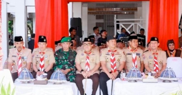 Ketua DPRD Syamsuddin Hadiri Puncak HUT Pramuka ke-64 Tingkat Provinsi di Kabupaten Barru