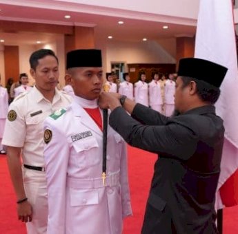 Gubernur Sulsel Kukuhkan 73 Anggota Paskibraka Tingkat Provinsi