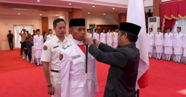 Gubernur Sulsel Kukuhkan 73 Anggota Paskibraka Tingkat Provinsi