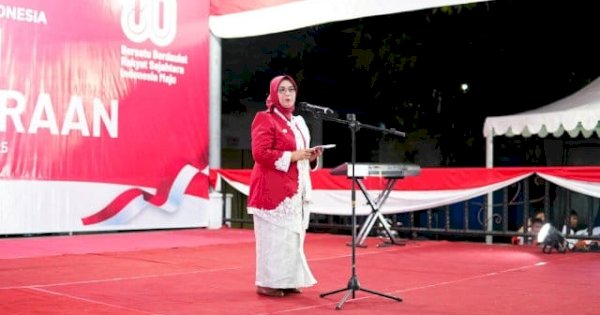 Hadiri Malam Resepsi Kenegaraan, Bupati Sinjai Ajak Masyarakat Kobarkan Semangat Persatuan