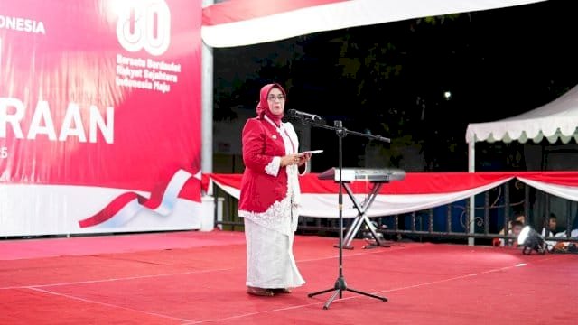 Hadiri Malam Resepsi Kenegaraan, Bupati Sinjai Ajak Masyarakat Kobarkan Semangat Persatuan