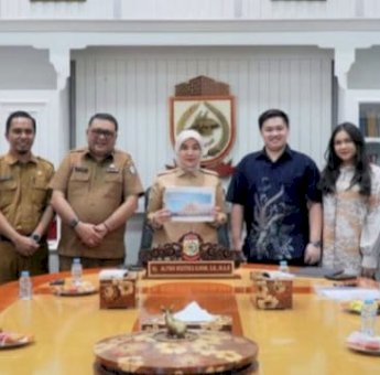 Wawali Makassar Terima Audiensi Production house MAF World Pictures