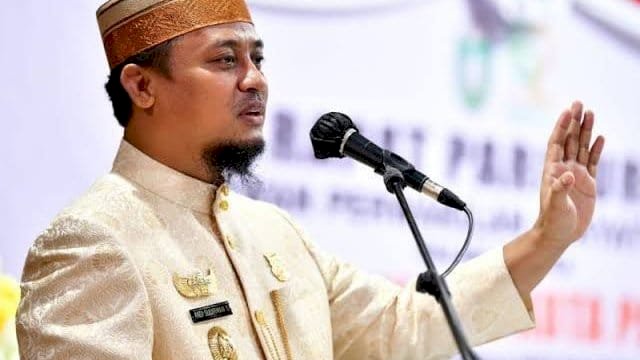 Gubernur Sulawesi Selatan, Andi Sudirman Sulaiman.