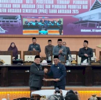 Tok! Pemkot-DPRD Makassar Setujui Anggaran Perubahan KUA-PPAS 2025