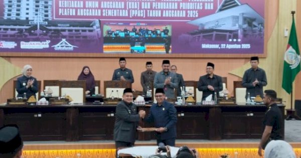 Tok! Pemkot-DPRD Makassar Setujui Anggaran Perubahan KUA-PPAS 2025